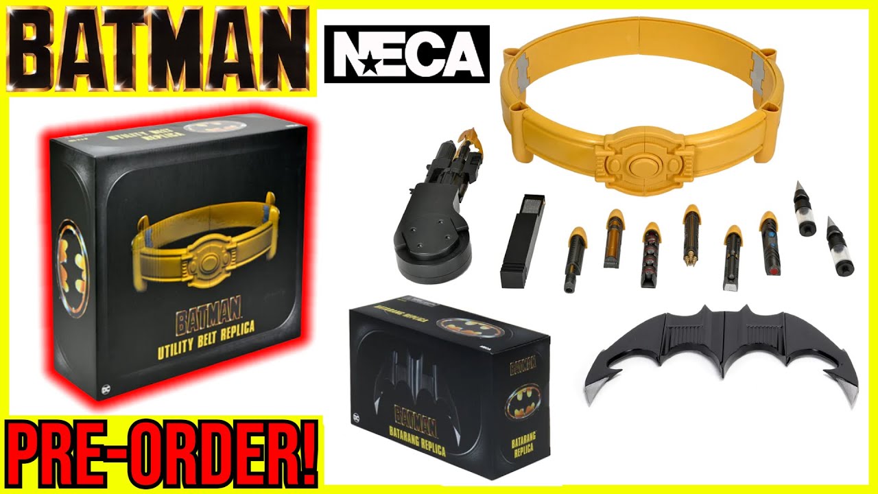 NEW Batman 1989 NECA Toys Utility Belt Bundle Prop Replica Revealed PRE