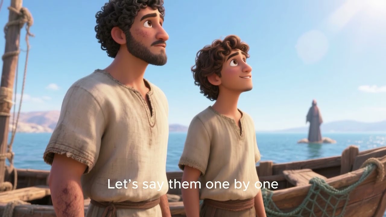 Learn the 12 Disciples of Jesus | Simple Bible Lesson for Kids (Ages 3–5)