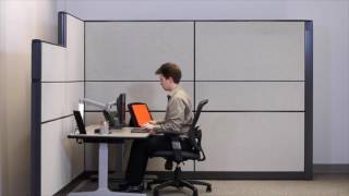 Workrite Ergonomics Sierrafundamentals Programmable Control - Setting Seated Height