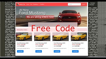 แจกฟรี !! เทมเพลตอีคอมเมิร์ช Bootstrap4, eCommerce web template HTML
