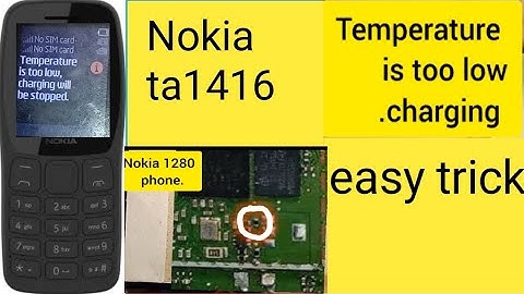 nokia ta 1416 temperature too low Nokia charging problem solution #nokia