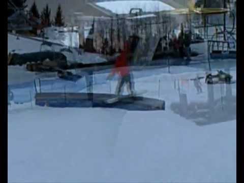 Sestola - Snowboard rail session
