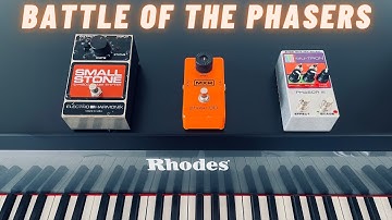 Battle of  Phasers -EHX Small Stone vs MXR Phase 90 vs Mu-tron Ph3- Rhodes Mk7