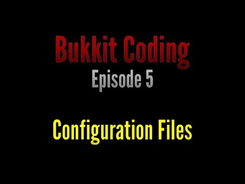 Bukkit Coding 1.11 | Episode 5 - Configuration Files