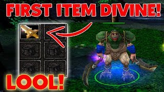 DOTA GONDAR FIRST ITEM DIVINE LOOOOL (BOUNTY HUNTER)