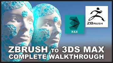 TUTORIAL - Zbrush to 3DS Max VRAY Displacement Walkthrough