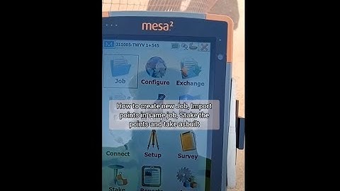 How to Create new Job || Import txt file || Stake points and Take survey || Topcon Hyper VR GPS