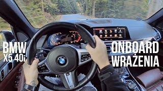 Wrażenia POV | BMW X5 40i | G05 2020 | Onboard Drive 4K | Góry Zakopane