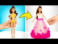 Knete + Bastelpapier + Glitzer = Traumhaftes Prinzessinnenkleid!