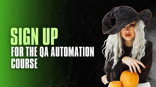 Sign Up For The Qa Automation Course