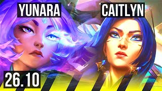 YUNARA & Lulu vs CAITLYN & Nami (ADC) | EUW Challenger | 26.10