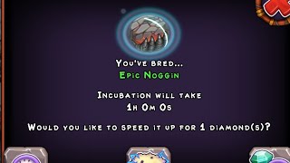 How To Breed Epic Noggin in My Singing Monsters (Air Island)