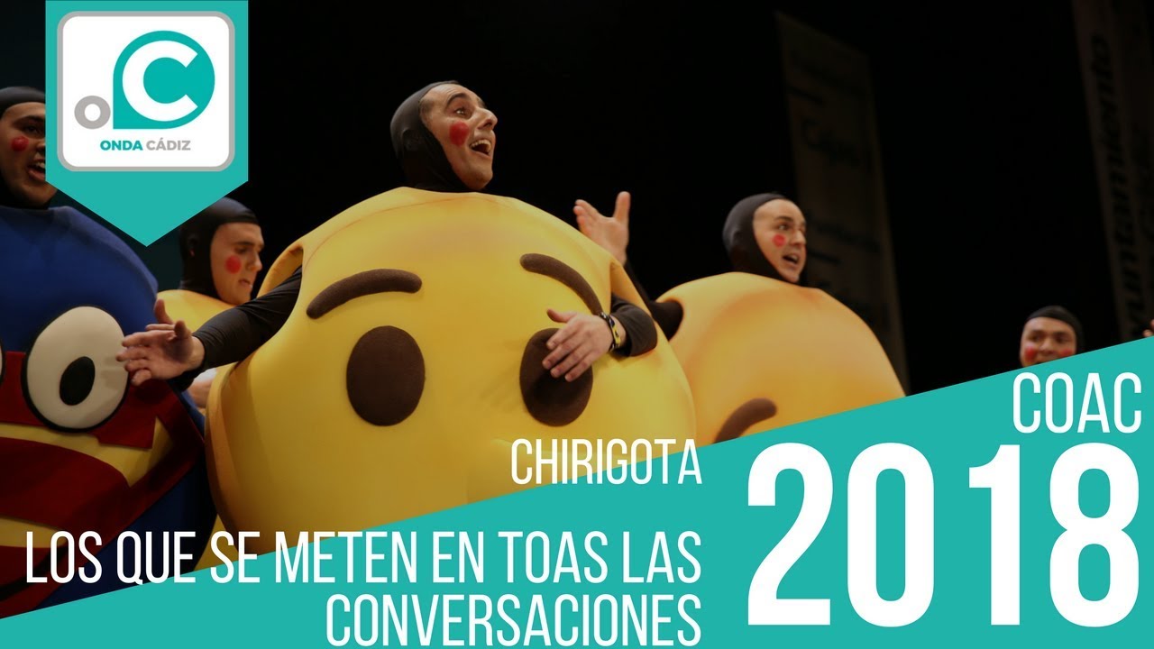 Chirigota, Los que se meten en toas las conversaciones - Preliminares