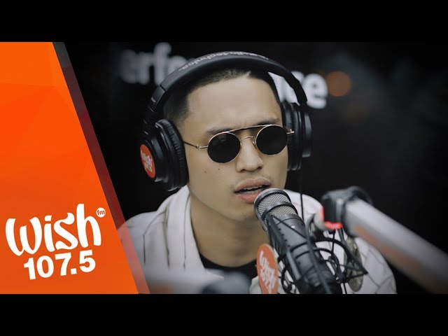 Michael Pangilinan performs Rainbow (South Border) LIVE on Wish 107.5 Bus class=