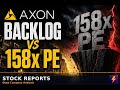 AXON 14B Backlog vs Its 158x PE Valuation
