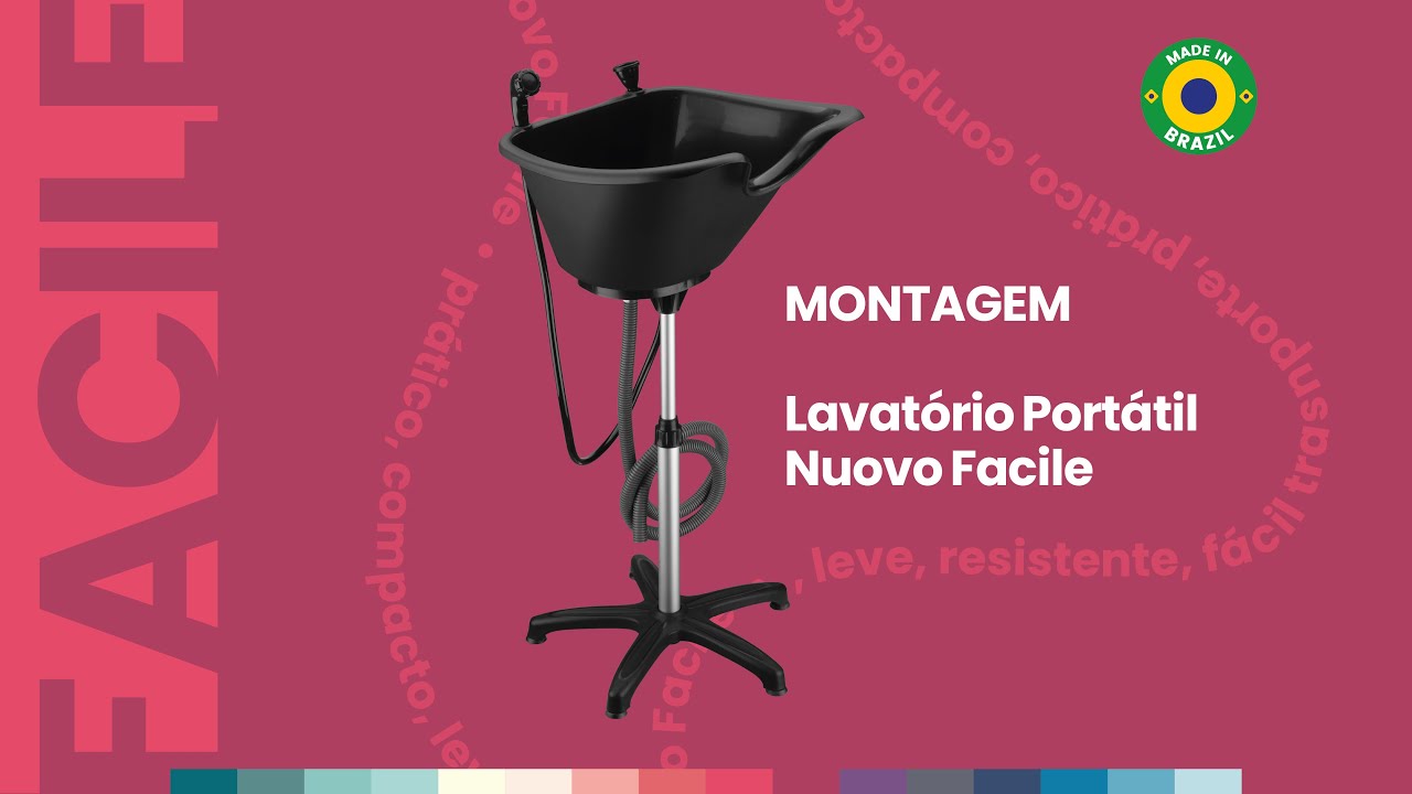 Montagem Lavatório Portátil Nuovo Facile