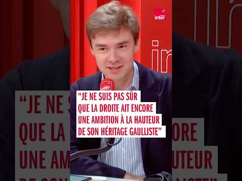 Miniature de la vidéo : "Je ne suis pas sûr que la droite ait encore une ambition à la hauteur de son héritage gaulliste"