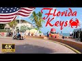 DRIVING in FLORIDA KEYS,  Florida State, UNITED STATES I 4K 60fps