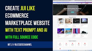 Create A Jiji Like Ecommerce Marketplace For Free Using AI  - With Full Source Code