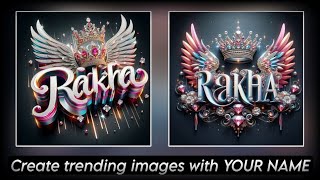 How to create 3d Logo with YOUR NAME | Bing image creator screenshot 4