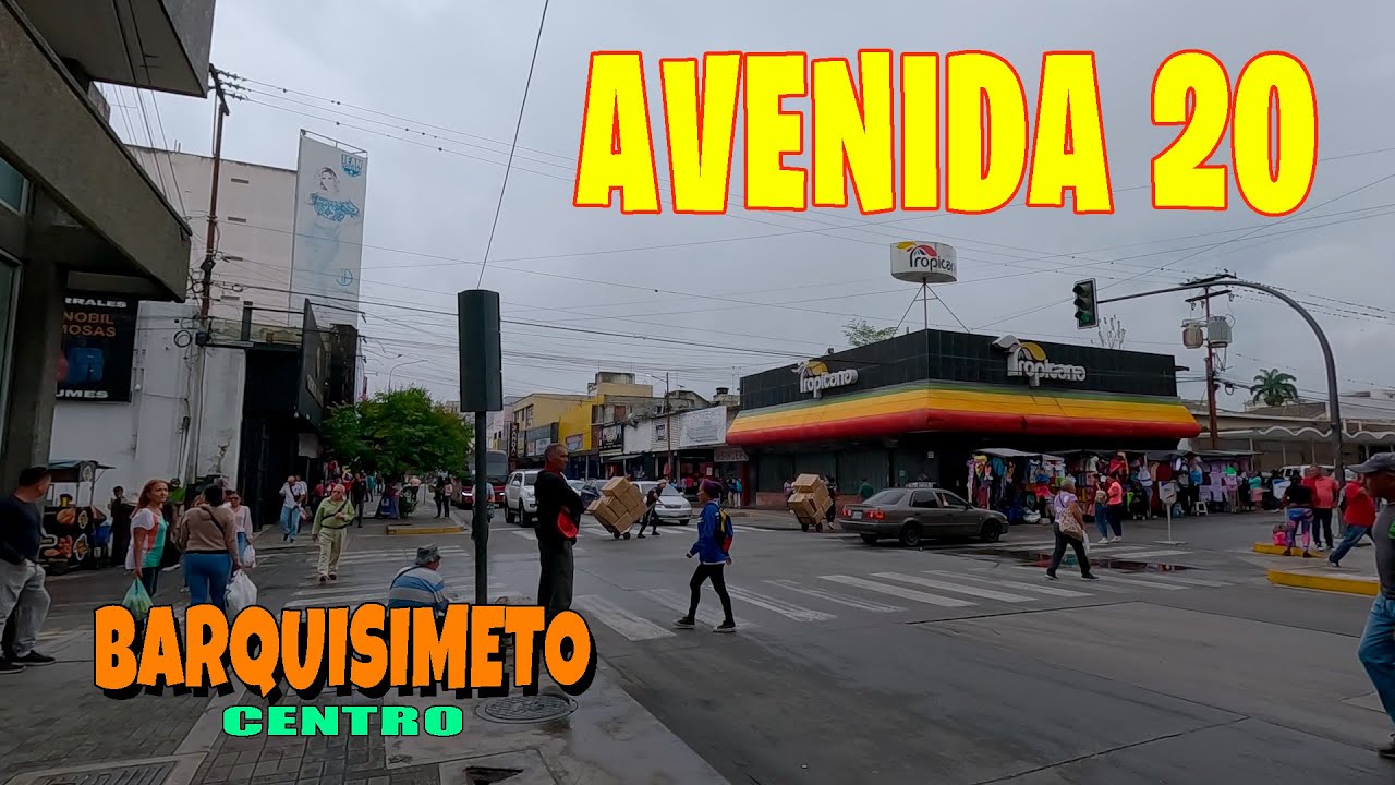 Tarde LLUVIOSA en la Av. 20 de Barquisimeto, caminando desde la calle 42 hasta la Av. Vargas