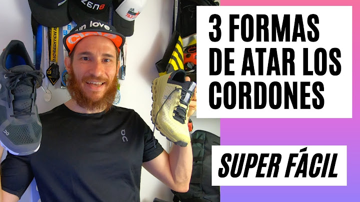 3 Formas de ATAR LOS CORDONES de las zapatillas PARA CORRER  👟 - Guía paso a paso