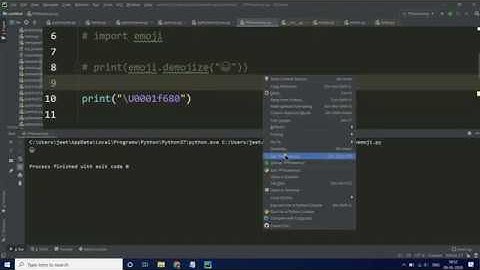 Show emoji using python