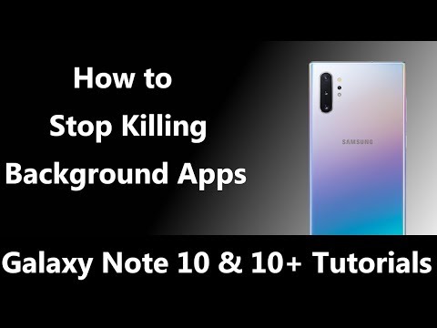 Stop the Galaxy Note 10 from Killing Apps like Spotify