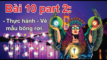 Tự Học CorelDraw 2020 Bài 10 part 2 – Thực hành – Vẽ mẫu bông rơi