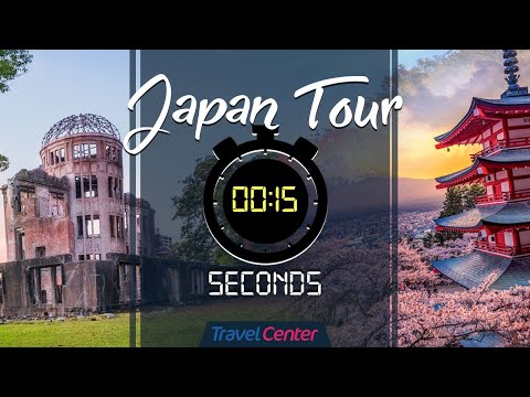 Japan tour in 15 seconds | Best places to visit in Japan