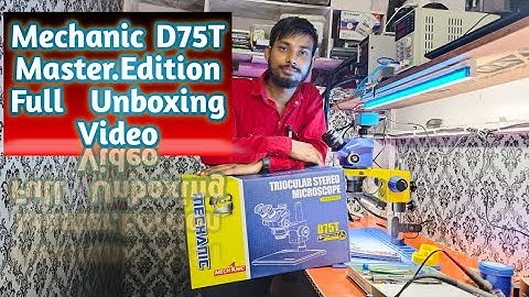 Mechanic D75T Master.EditionFull Unboxing Video