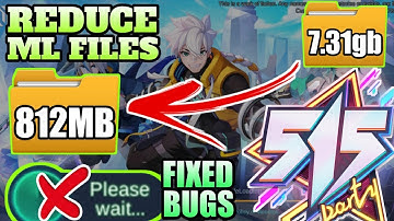 REDUCE M.L. FILES 515 PATCH FULL EVENT (FIX ALL BUGS) MOBILE LEGENDS BANG BANG mlbb 2022