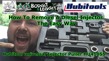 How To Remove A Diesel Injector The Easy Way Hubitool Universal Injector Puller HU41055