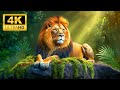 Lions in 4k 10 bit color  african wild animals