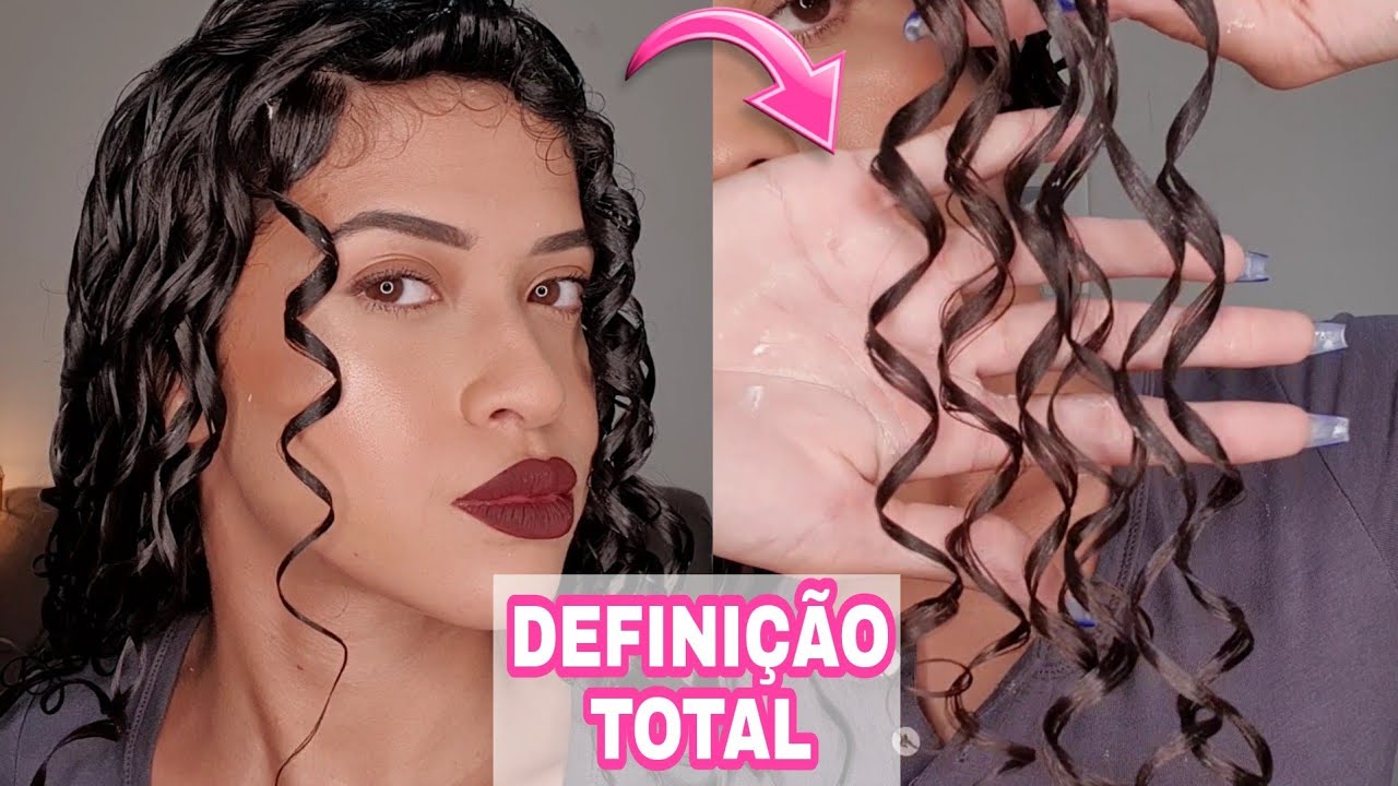 Finalização SUPER DEFINIÇÃO para CABELOS CACHEADOS| Vitoria Lorrayne