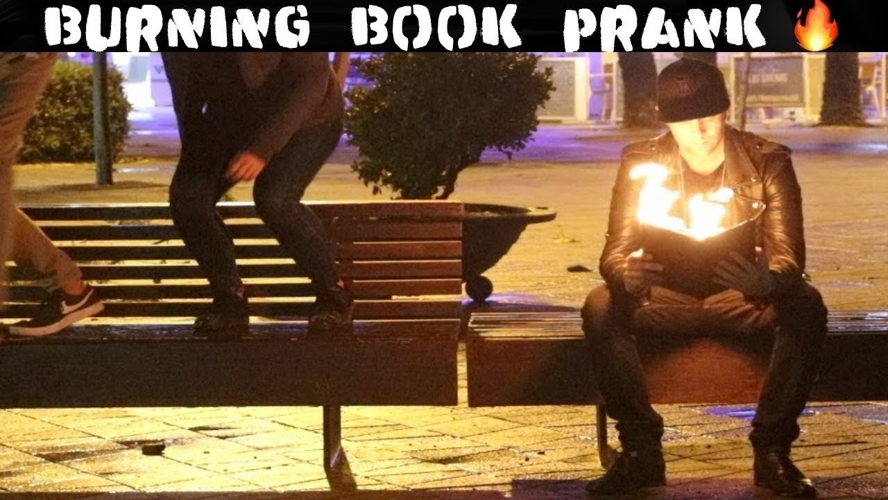 BURNING BOOK PRANK ????-Julien Magic