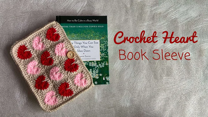 DIY Vintage Crochet Book Sleeve