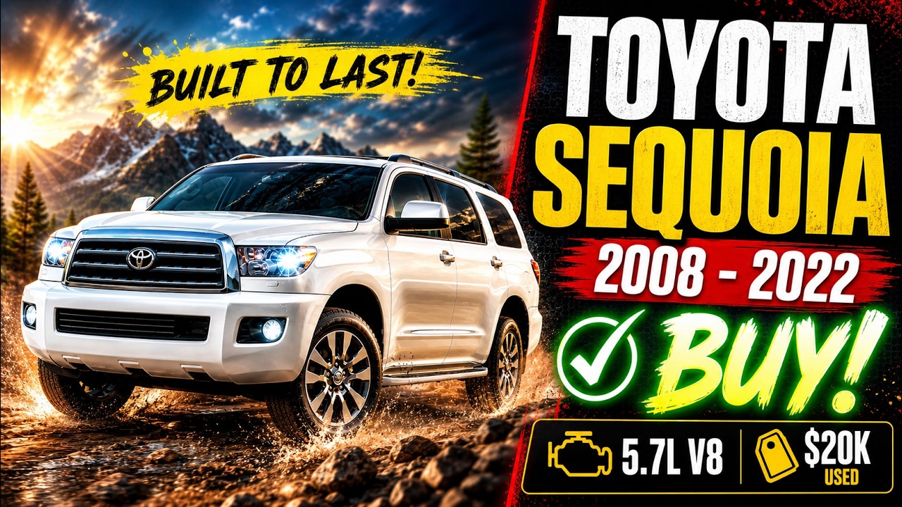 Buy or Bye: 2008–2022 Toyota Sequoia — 5.7L V8 Family Hauler, $20K