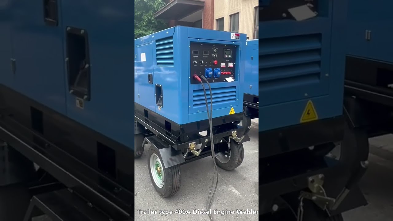 400A 450A 500Amps Diesel Motor Welder Arc Welding DC Generator Set With Yanmar Engine