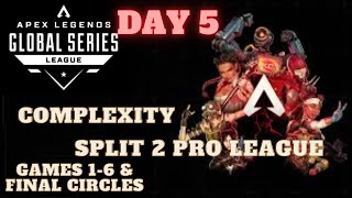 COMPLEXITY GAMES 1-6 ALGS YEAR 2 SPLIT 2 NA DAY 5! LEWDA, CODDDY & MONSOON!