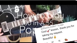 How to play 100 in a 55 /Pop evil/chords/rhythm