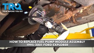 How to Replace Fuel Pump Module Assembly 19952001 Ford Explorer