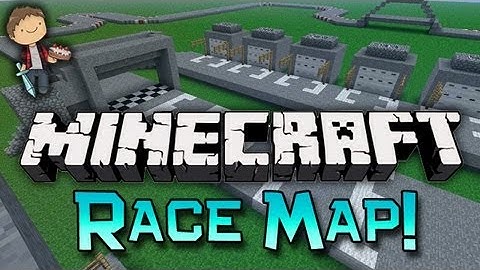 Minecraft: RACING MAP! Race Mini-Game w/Mitch & Jerome!
