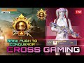 🇮🇳 DAY-4🇮🇳 Crown 4 to Conqueror Solo Push CROSS is Live║CROSS GAMING║Battalegrounds Mobile India