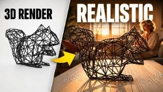 Turn 3D Renders into Realistic Product Images | Nano Banana Pro