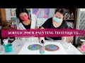Acrylic Pour Painting Technique With Mom | Laureen Uy