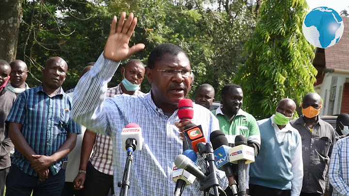 Wetangula slams a section of Western leaders over meeting with Uhuru