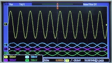 4 of 5 - Sampling Comparison of the MSO5000 vs the MSO2000B