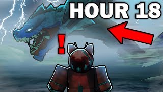 I Hunted the SEA LEVIATHAN for 24 HOURS in ROBLOX Blox Fruits...