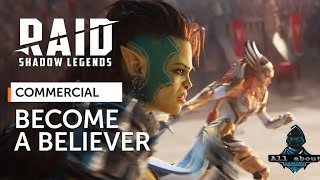 RAID: Shadow Legends || Become a Believer || ( Officiall Commercial )